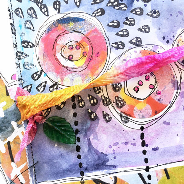 Jot it Down Quick and Colorful Handmade Journal Project by Rae Missigman