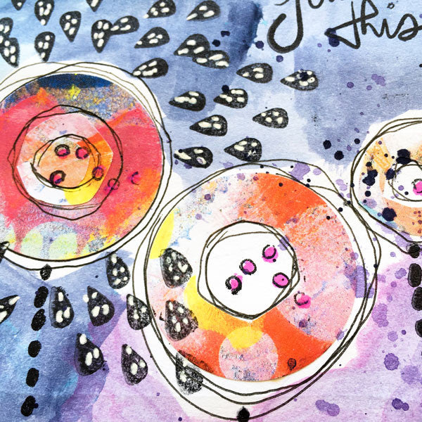 Jot it Down Quick and Colorful Handmade Journal Project by Rae Missigman