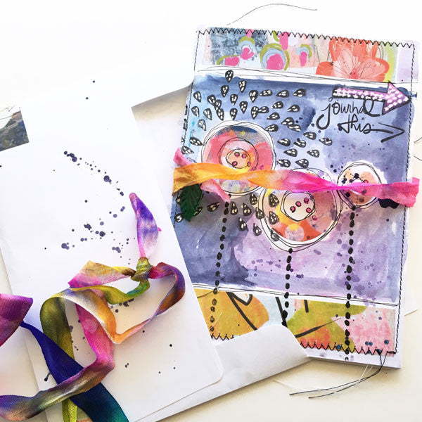 Jot it Down Quick and Colorful Handmade Journal Project by Rae Missigman
