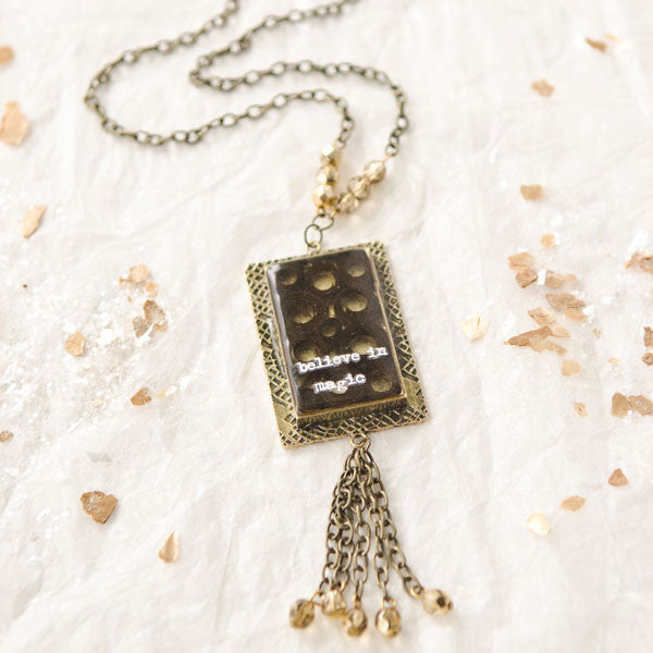 Believe in Magic Necklace by Sarah Donawerth