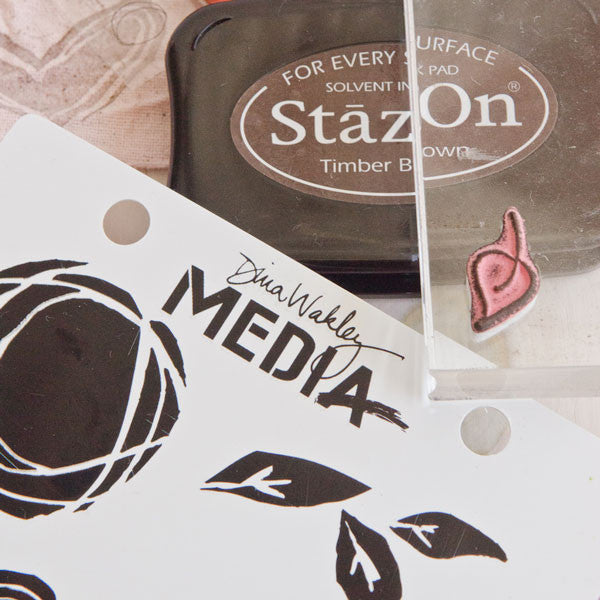 Hand-Stamped Muslin Fabric That's To Dye For