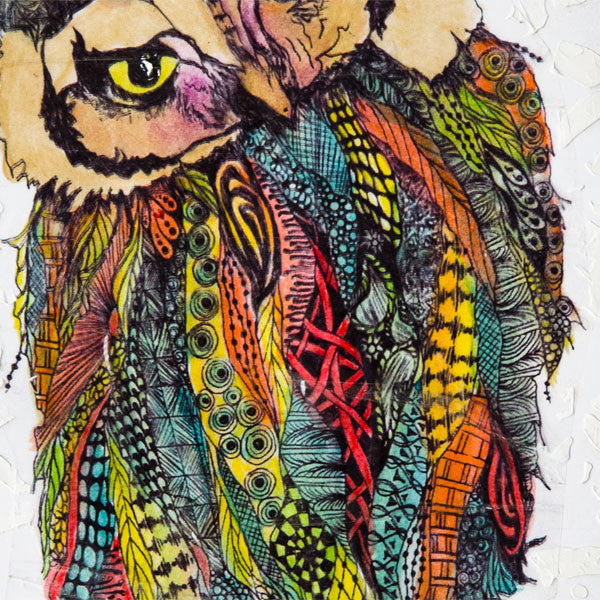 The Coloring Studio Mixed-Media Pages Three-Ways by Renee Zarate