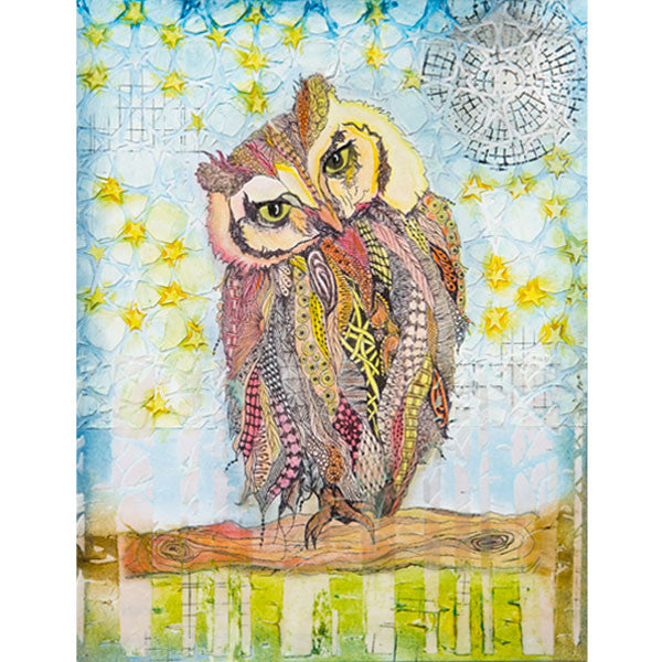 The Coloring Studio Mixed-Media Pages Three-Ways by Renee Zarate