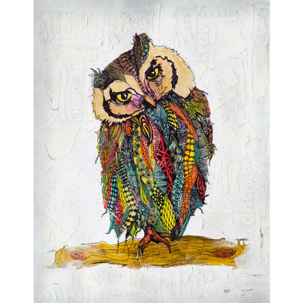 The Coloring Studio Mixed-Media Pages Three-Ways by Renee Zarate
