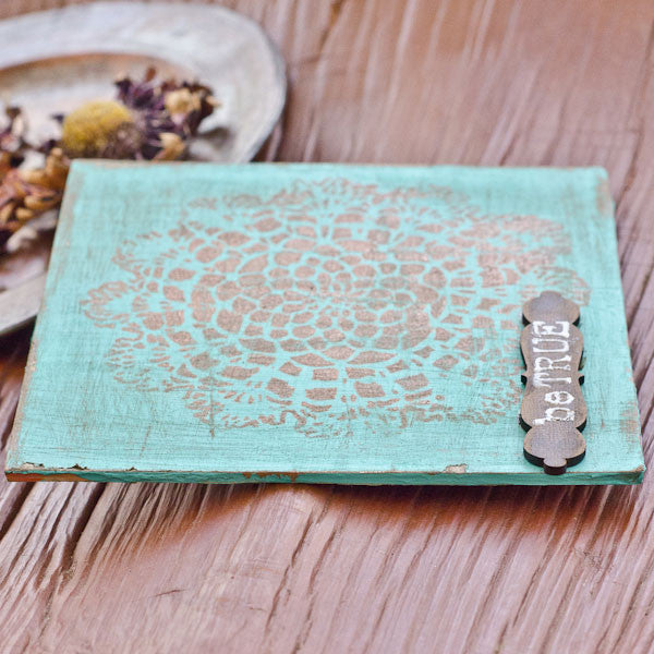 Be True Distressed Canvas Project