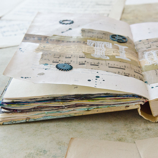 Time Art Journal Page Project