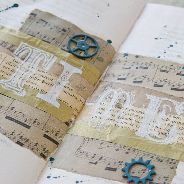 Time Art Journal Page Project