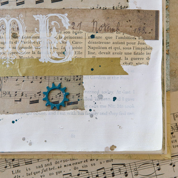 Time Art Journal Page Project