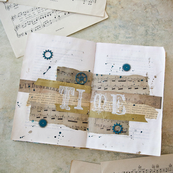 Time Art Journal Page Project