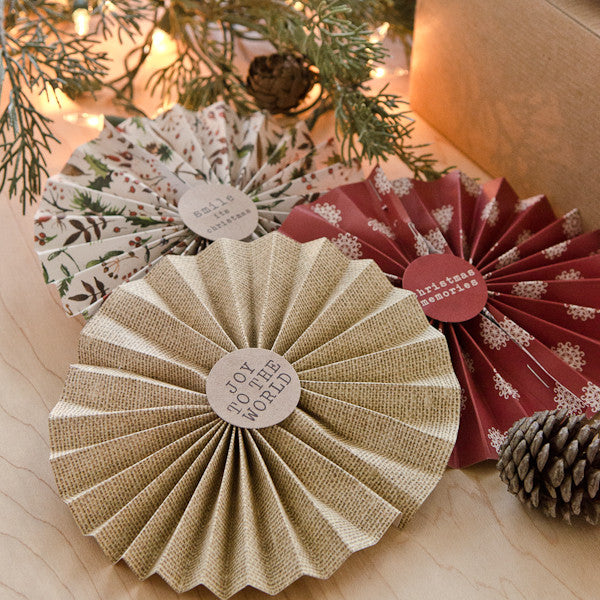 Wrapping Inspiration with Paper Rosettes