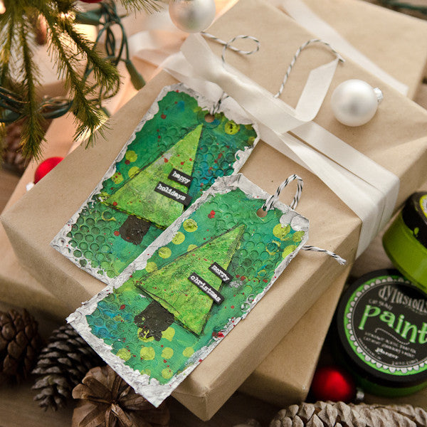 O Christmas Tree! Mixed-Media Tags