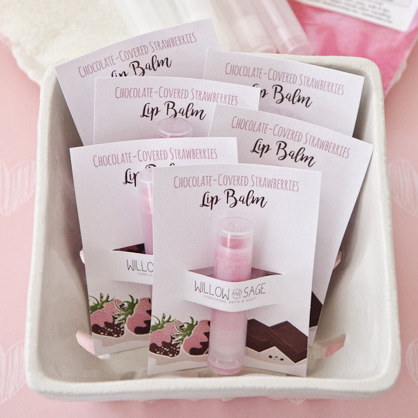 Chocolate-Covered Strawberries Lip Balm Project