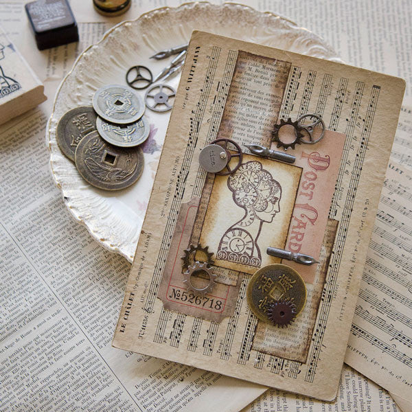 Steampunk Temptress Layered Canvas Project