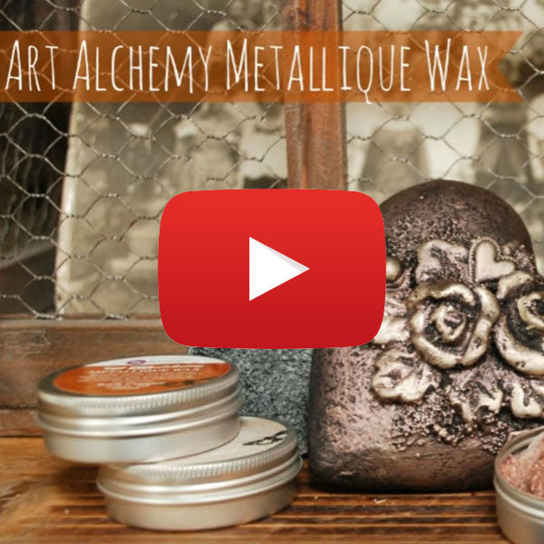 Finnabair Demonstrates Art Alchemy Metallique Waxes