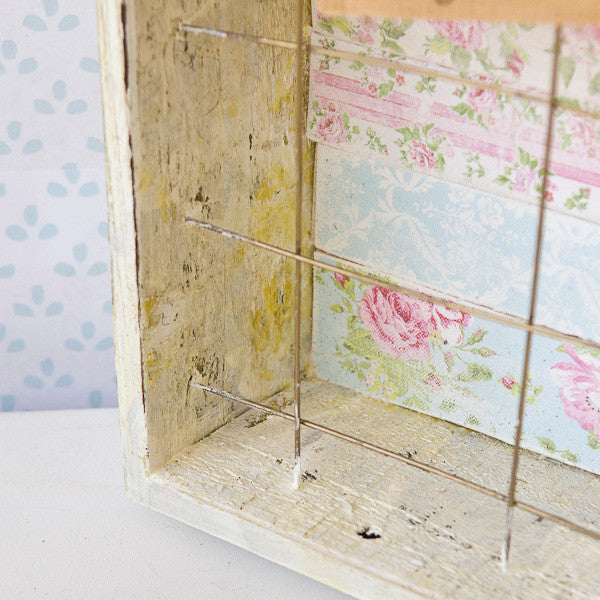 Shabby Chic Desk Décor Part 1: Memo Board