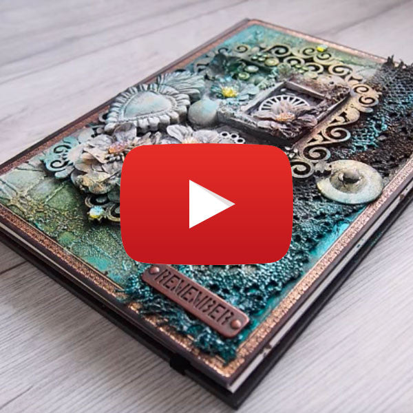 Mixed Media Journal Cover Tutorial by Maremi SmallArt