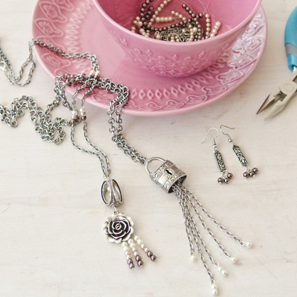 Silver and Pearls Jewelry Project