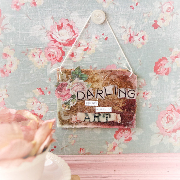 Darling Canvas with Honey Resin Starter Kit
