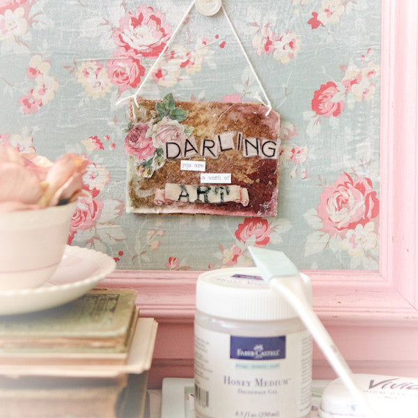 Darling Canvas with Honey Resin Starter Kit
