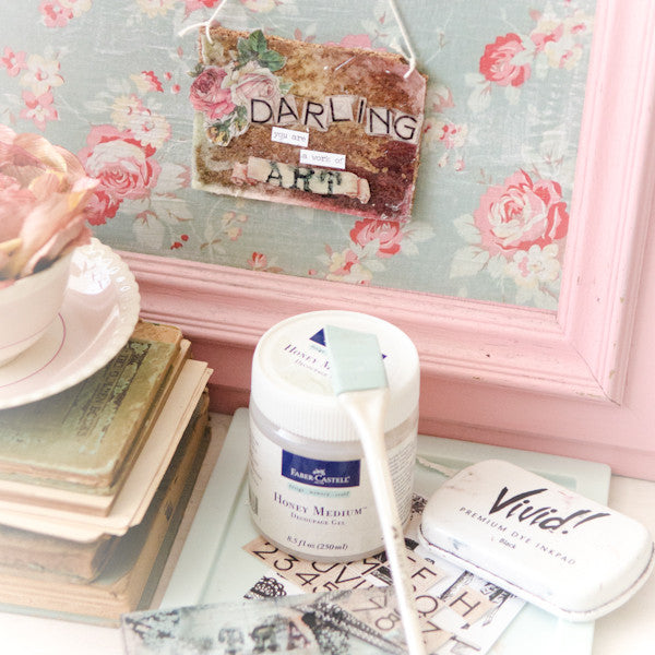 Darling Canvas with Honey Resin Starter Kit