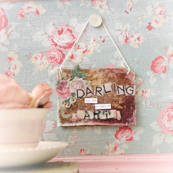 Darling Canvas with Honey Resin Starter Kit