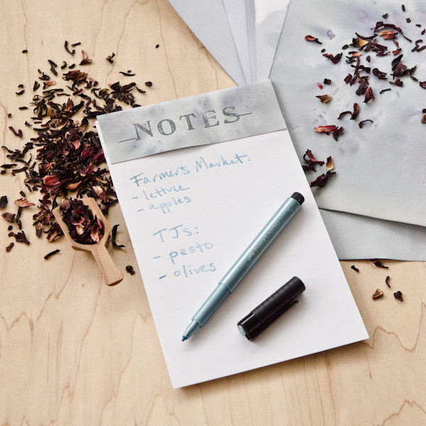 Hibiscus Hand-Dyed Stationery Set