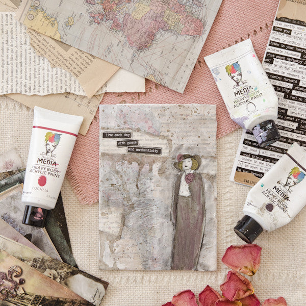 Live with Grace and Authenticity Canvas