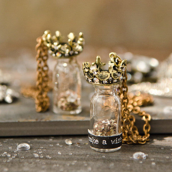 Regal Bottled Wishes Necklace