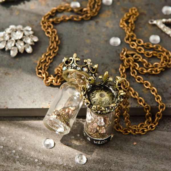 Regal Bottled Wishes Necklace