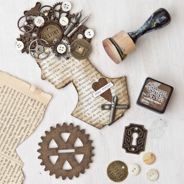 Stay Strong: Steampunk Assemblage Woman Project