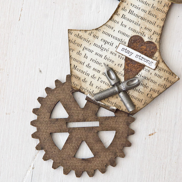 Stay Strong: Steampunk Assemblage Woman Project