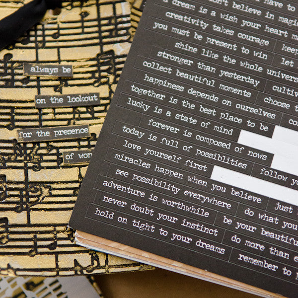 Gilded Sentiments Tag Project