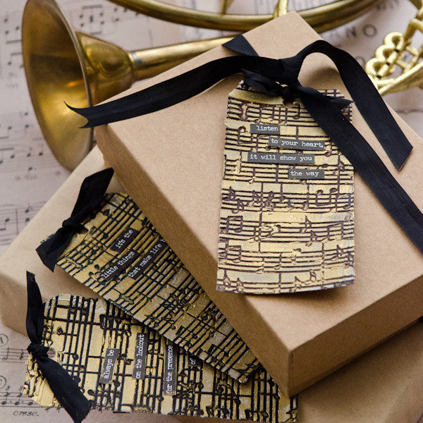 Gilded Sentiments Tag Project