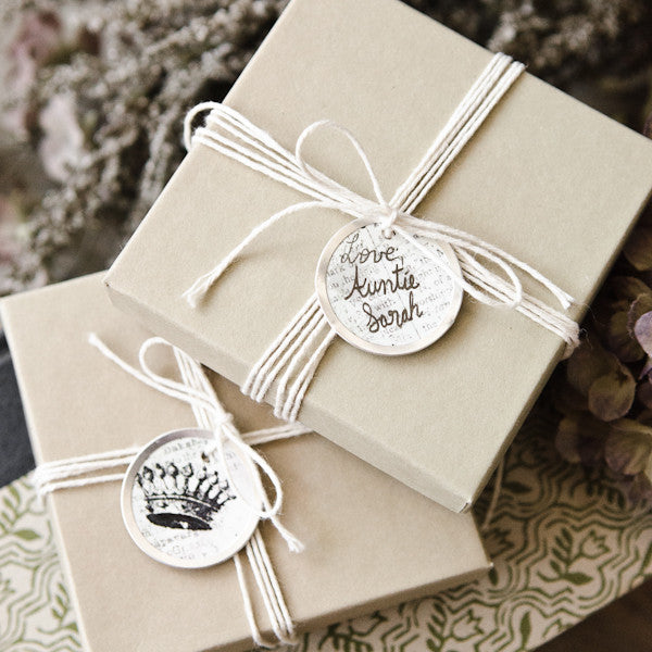 3 Ways: Metal Rim Tags