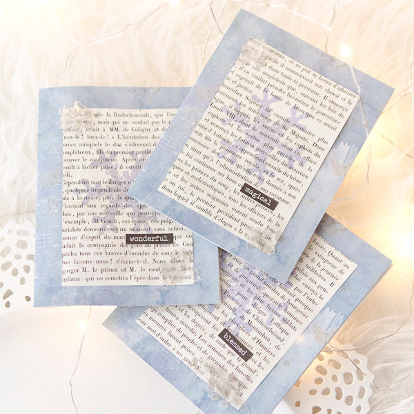 Winter Snowflake Cards Project