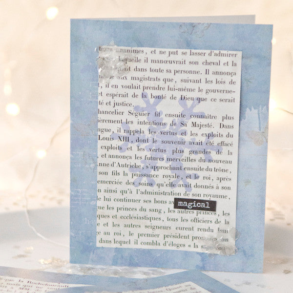 Winter Snowflake Cards Project