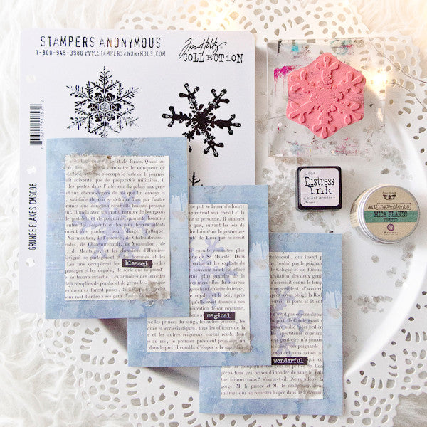 Winter Snowflake Cards Project