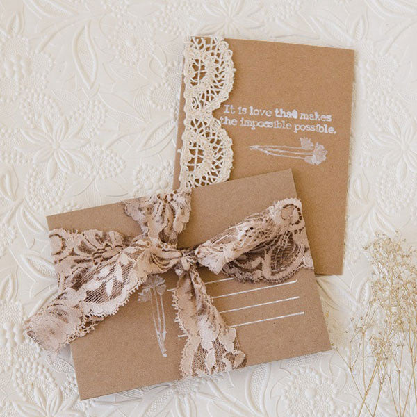 Lace Stationery Bundle Project