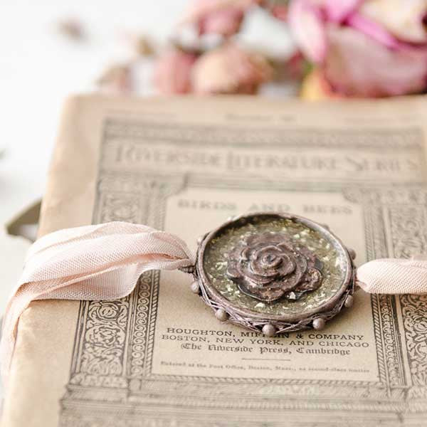Rose Wrap Bracelet Project by Johanna Love
