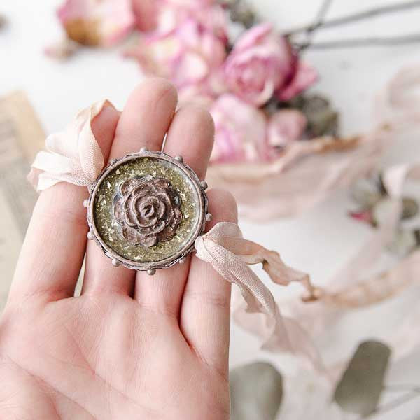 Rose Wrap Bracelet Project by Johanna Love