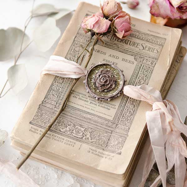Rose Wrap Bracelet Project by Johanna Love