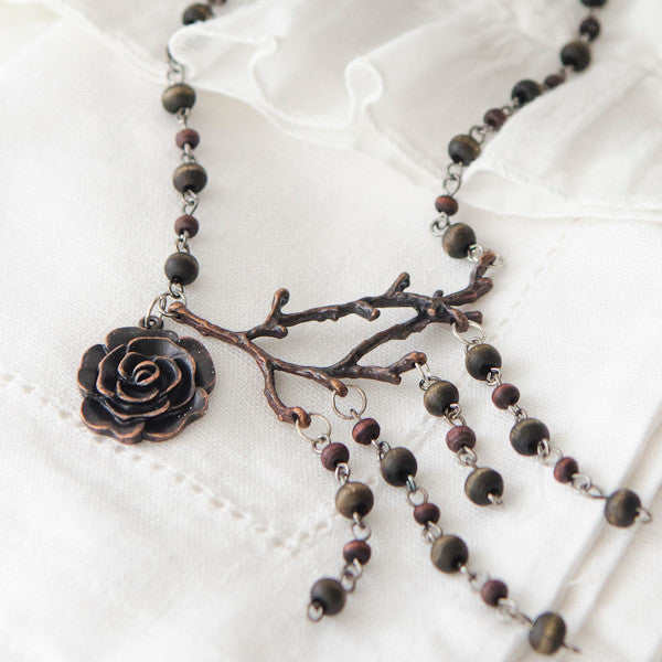 Tree Branch Necklace Project