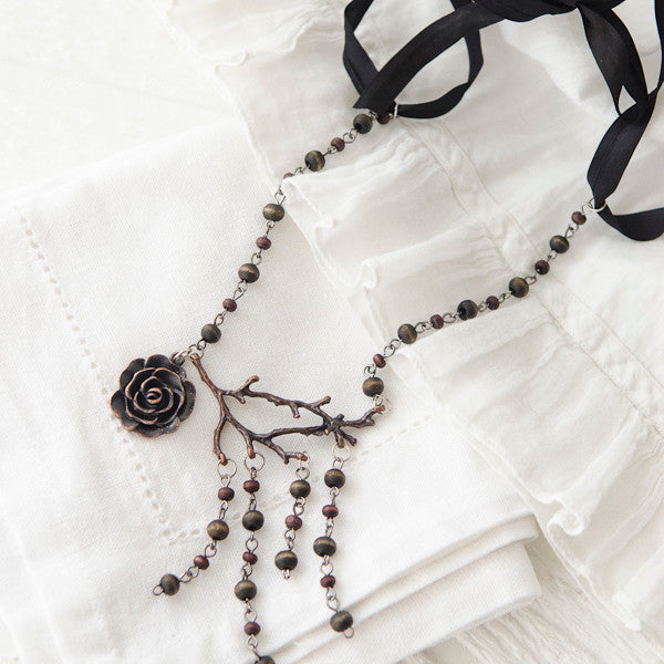 Tree Branch Necklace Project