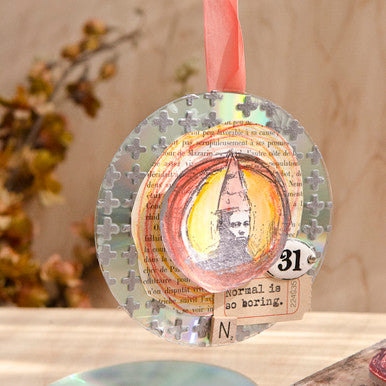 Weird is Good CD Suncatchers Project