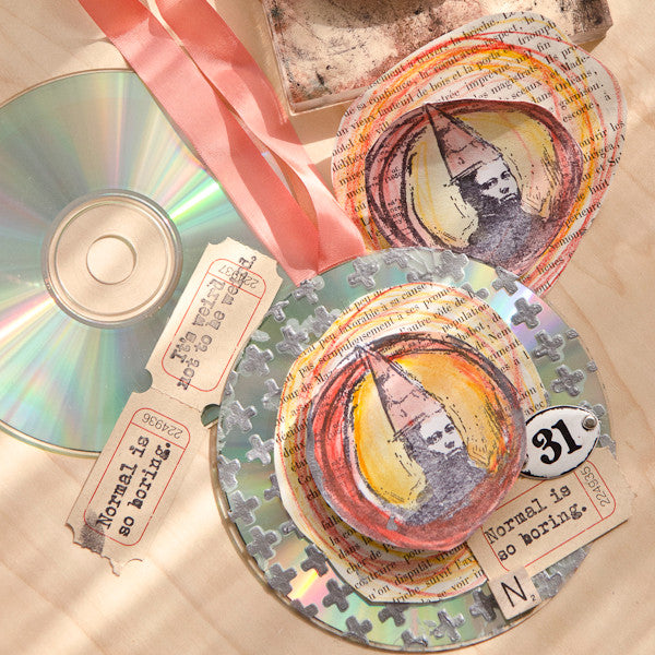 Weird is Good CD Suncatchers Project
