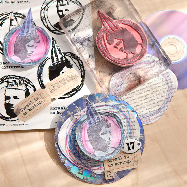 Weird is Good CD Suncatchers Project