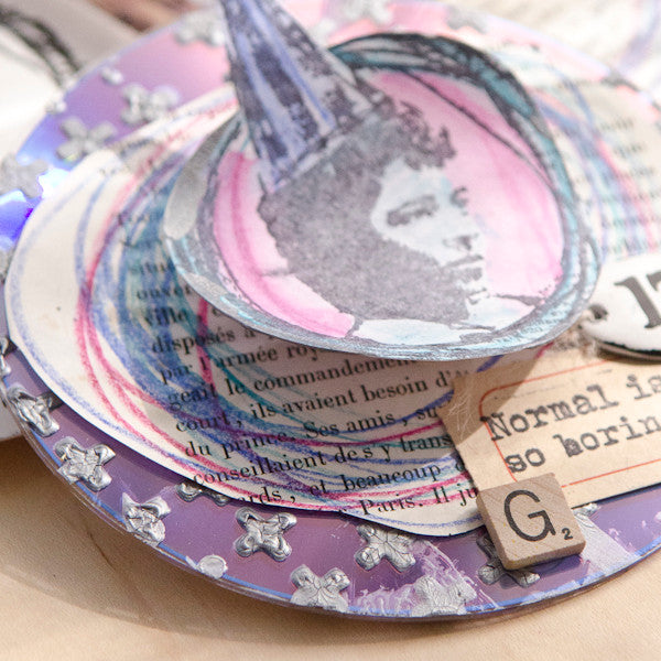 Weird is Good CD Suncatchers Project