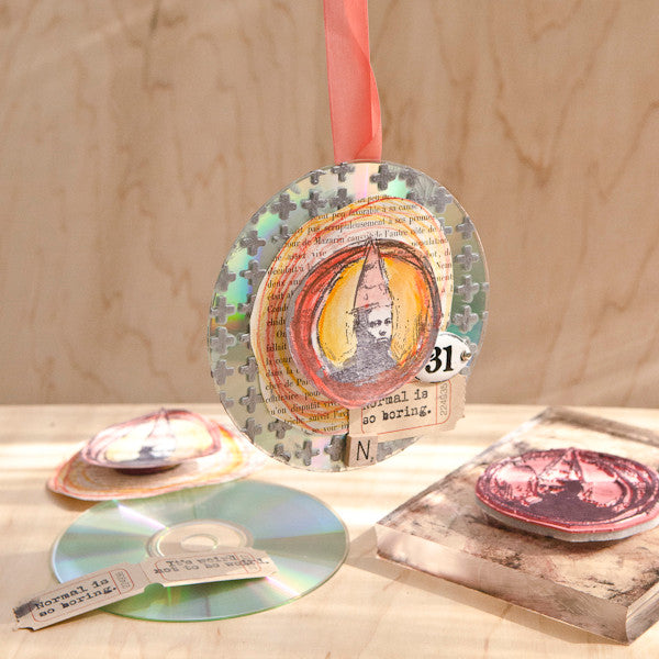 Weird is Good CD Suncatchers Project
