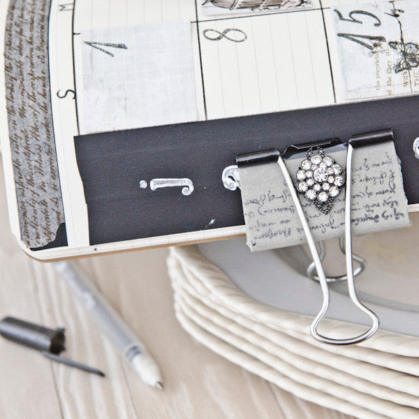 Glam Art Journal Clips Project