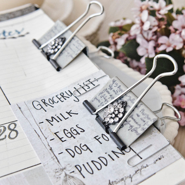 Glam Art Journal Clips Project